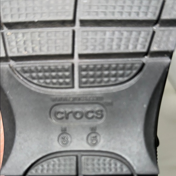 CROCS Black Platform Sandals - Picture 3 of 3